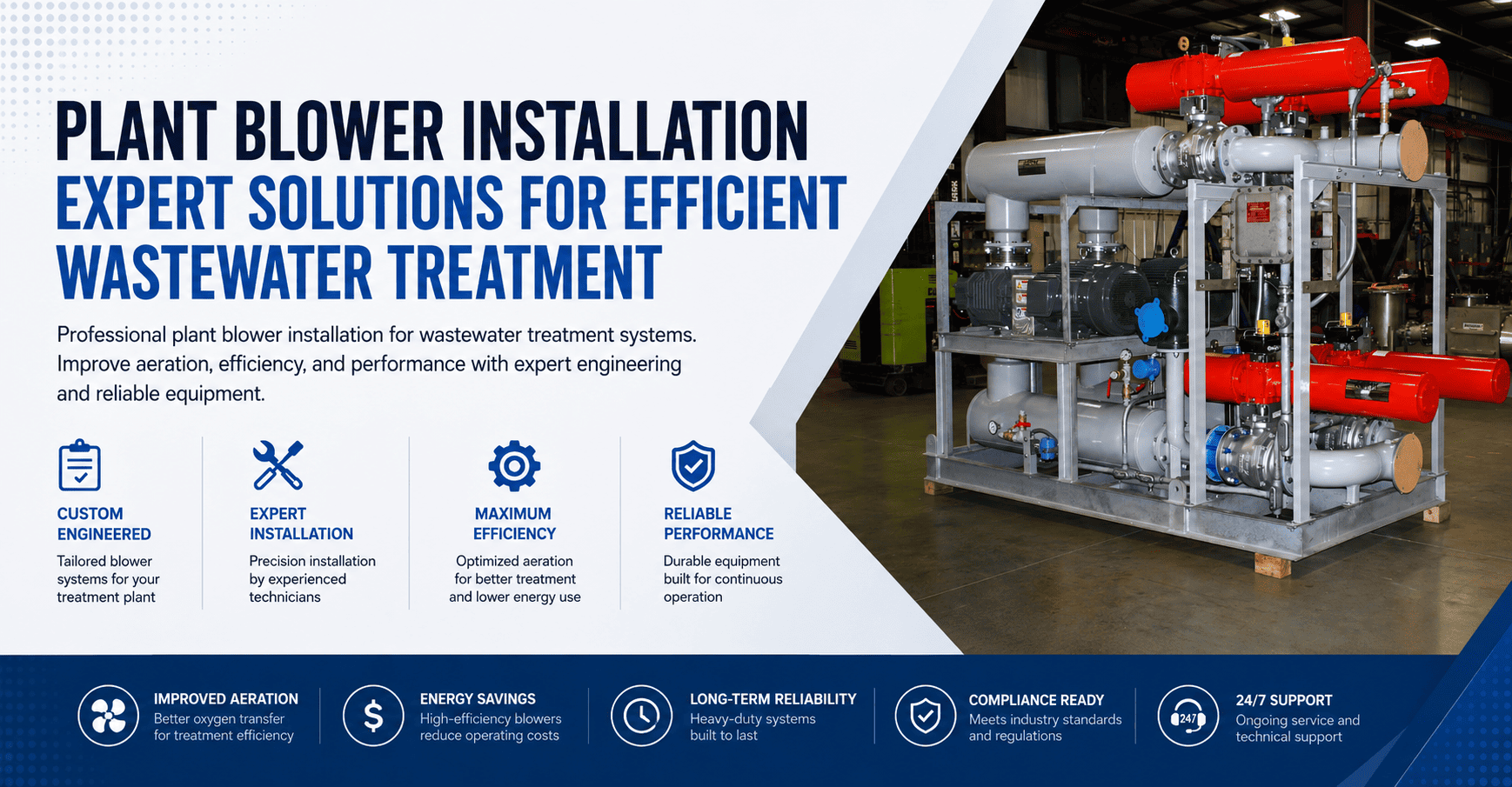 Plant Blower Installation